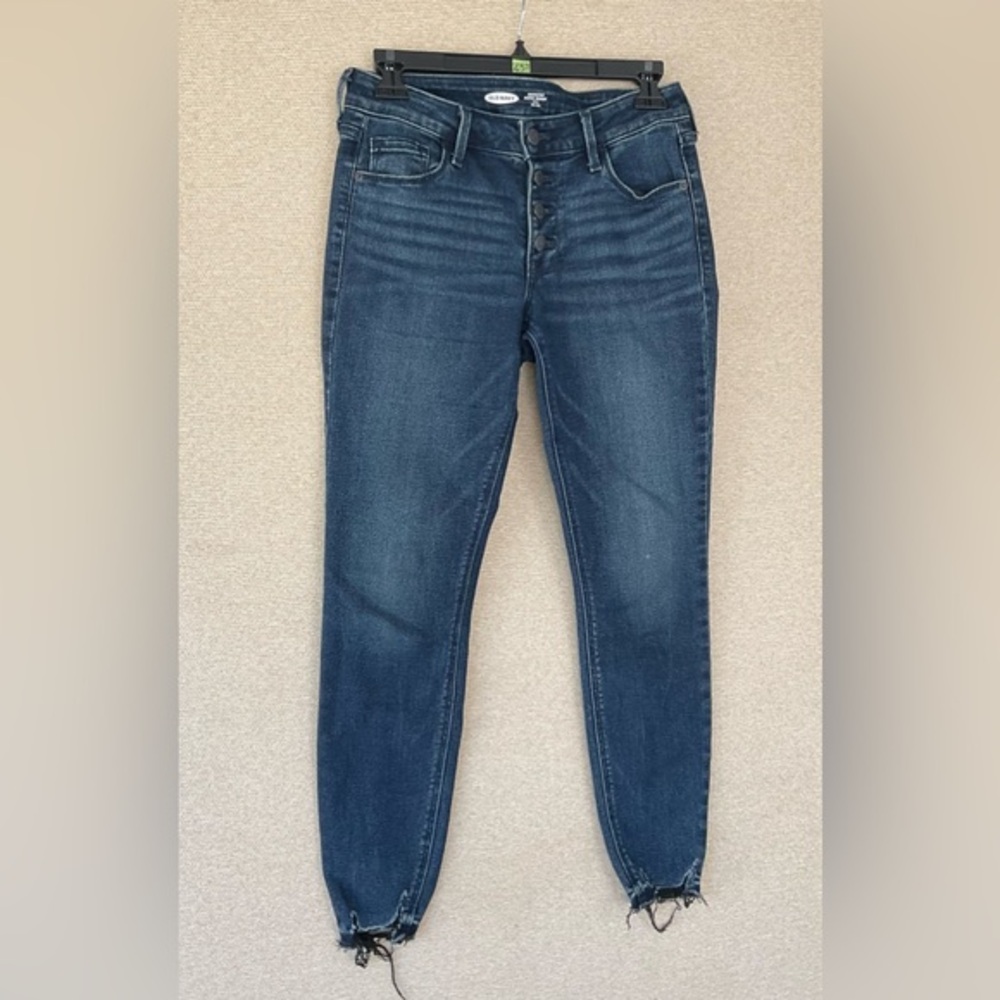 Old Navy Dark Wash Button-Fly Jeans